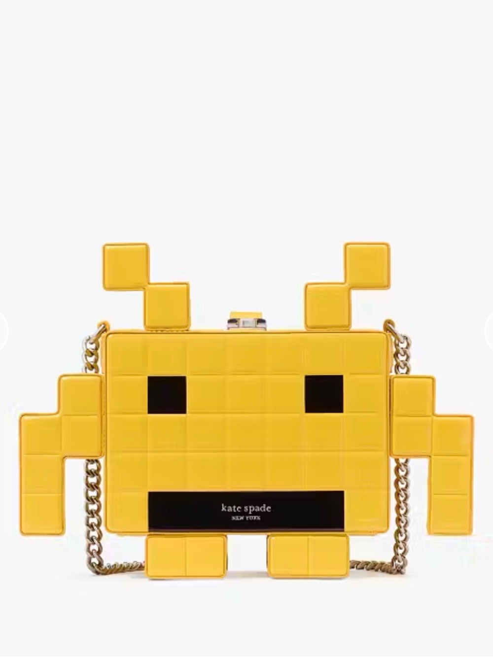 Space Invaders X Kate Spade New York Patent 3d Alien Crossbody - Picture 3 of 12